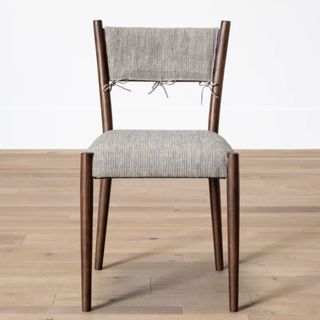 mcgee and co wood and stripe dining chair