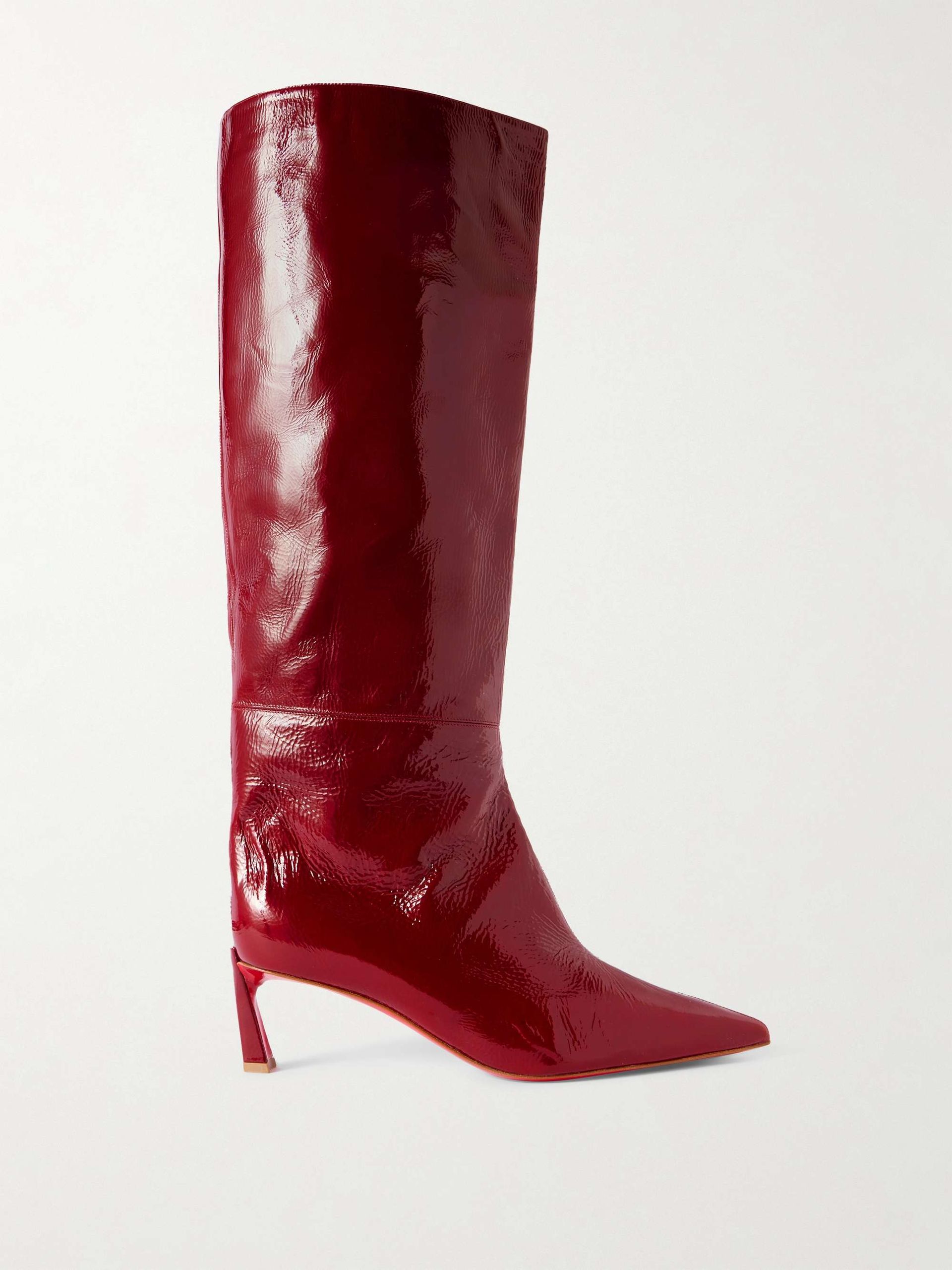 Condorocombo 55 Patent-Leather Knee Boots