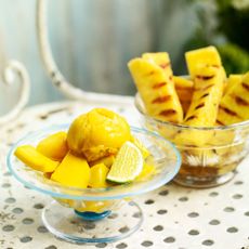 Mango with Lime Syrup and Sorbet recipe-dessert recipes-recipe ideas-new recipes-woman and home