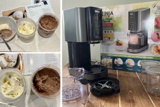 Ninja NC300UK Ice Cream Maker Review and Ice Cream Made 