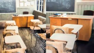 Images from a demo of Nvidia DLSS denoising in Blender