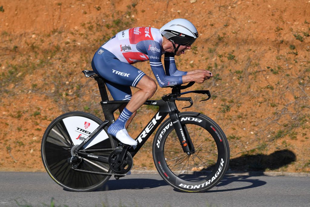 LAGOA PORTUGAL FEBRUARY 23 Bauke Mollema of The Netherlands and Team Trek Segafredo during the 46th Volta ao Algarve 2020 Stage 5 a 203km Individual Time Trial stage from Lagoa to Lagoa ITT VAlgarve2020 on February 23 2020 in Lagoa Portugal Photo by Tim de WaeleGetty Images