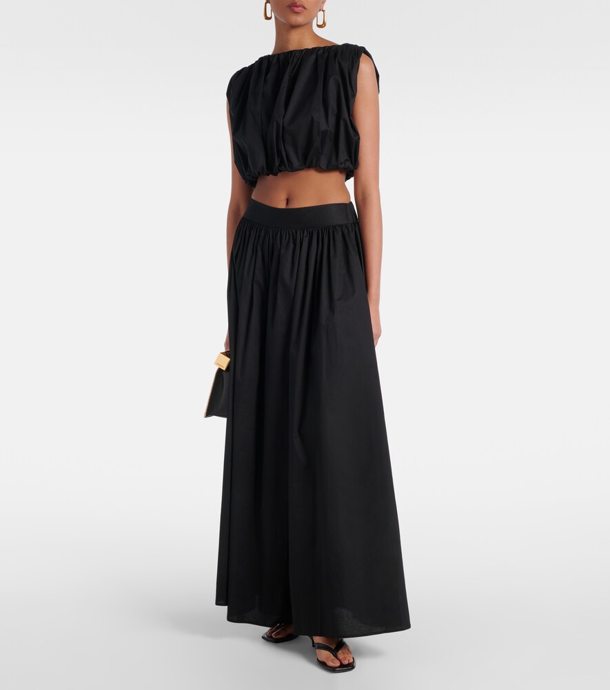Cotton Maxi Skirt