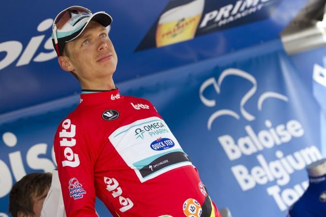 Tony Martin (Omega Pharma-QuickStep) remains in the Tour of Belgium leader's jersey
