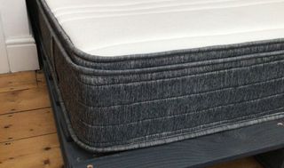 Close up of corner of Origin Hybrid mattress