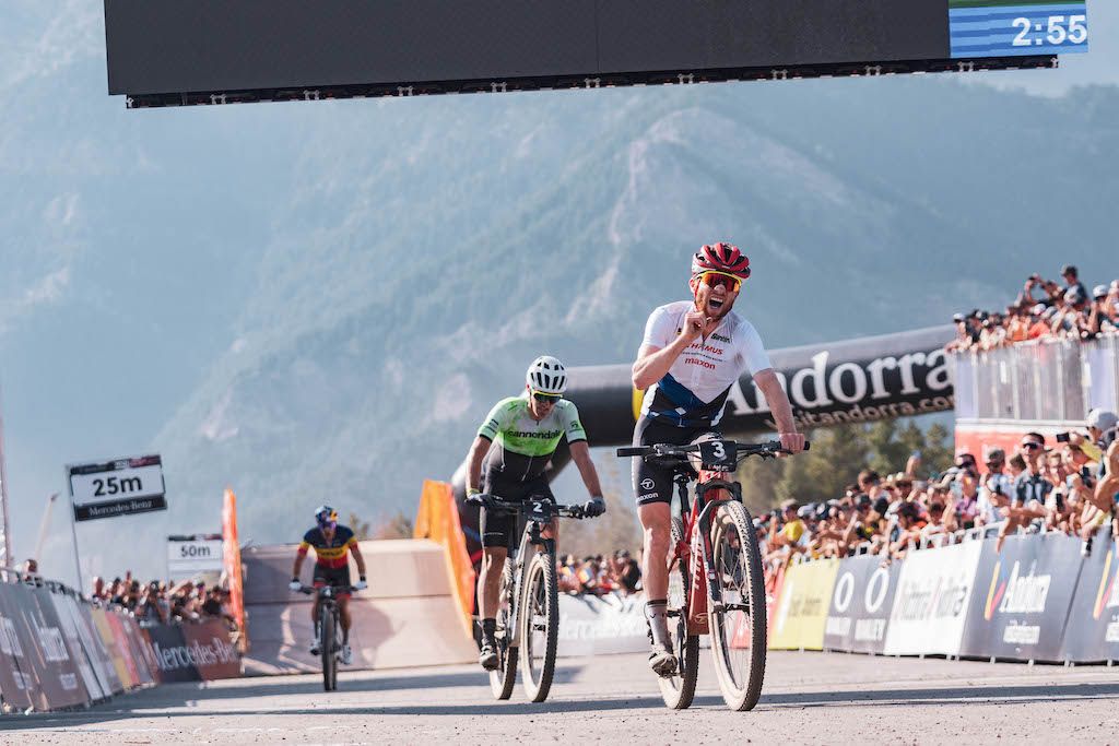 Short track (XCC) at the Mountain Bike World Cup in Vallnord 2022