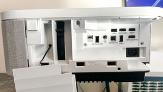 Epson LS800 projector HDMI input compartment