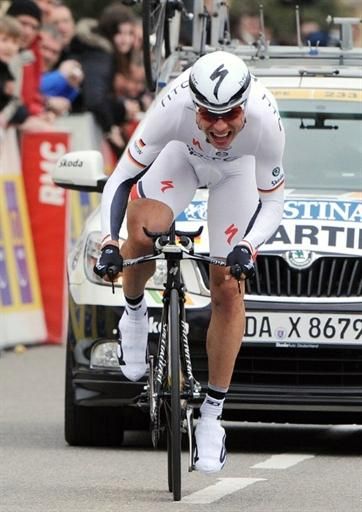 HTC-Highroad's Tony Martin stormed to the stage win in Aix-en-Provence