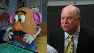 Mr. Potato Head in Toy Story; Don Rickles in Dirty Work