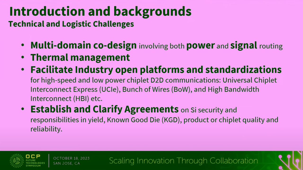 Takes from Samsung presentation at OCP Global Summit 2023.