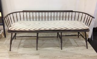 Monochrome padded bench