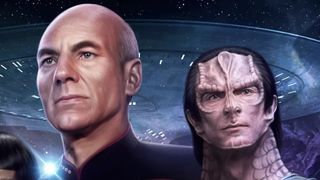 Picard and Gul Dukat in the Star Trek: Infinite keyart