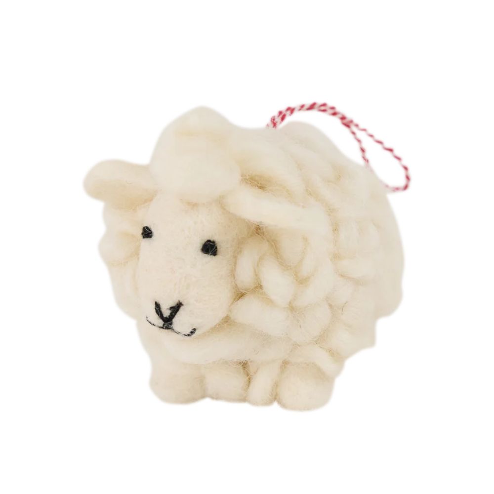 Sheep Felt Wool Ornament