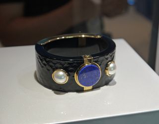 Intel's MICA smart bracelet, on display at IDF 2014