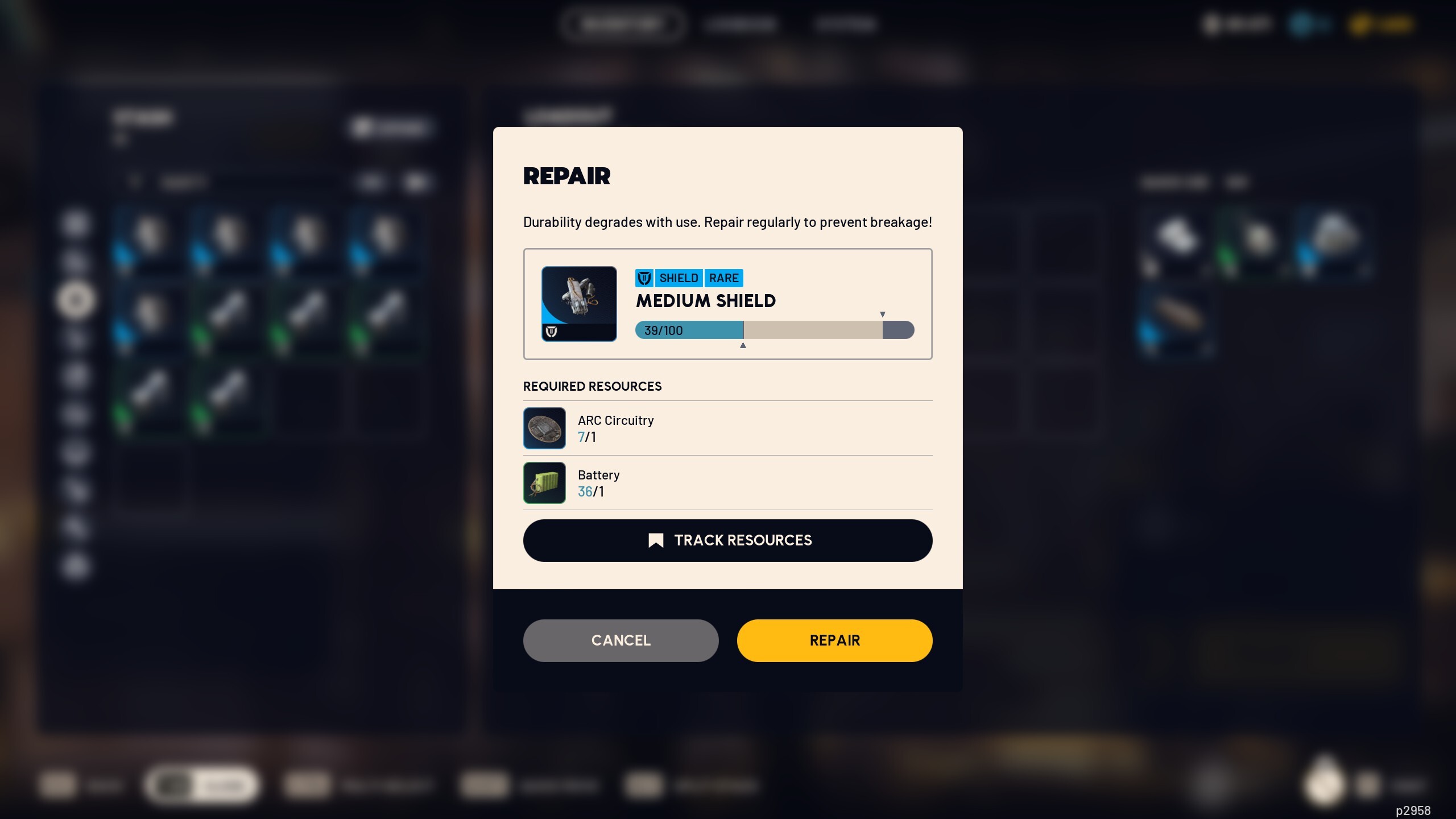 Arc Raiders medium shield screenshots
