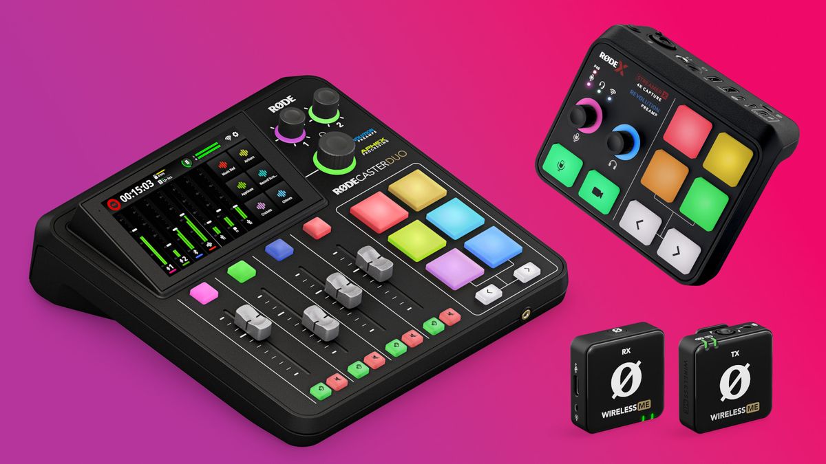 RØDE RØDECaster Pro II All-in-One Production Solution for Podcasting,  Streaming, Music Production and Content Creation,Black