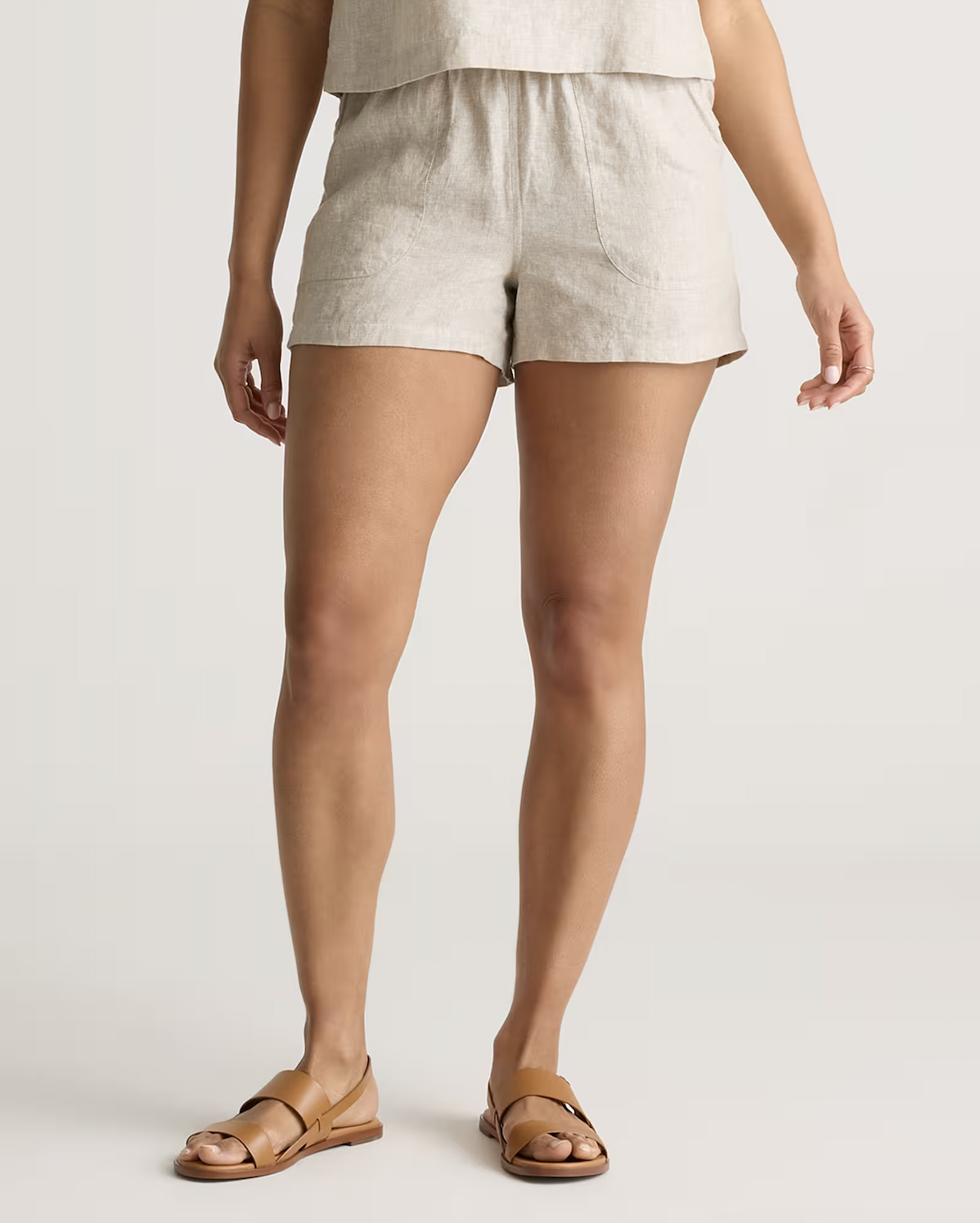 Women's 100% European Linen Shorts