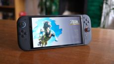 Nintendo Switch 2 with Breath of the Wild running