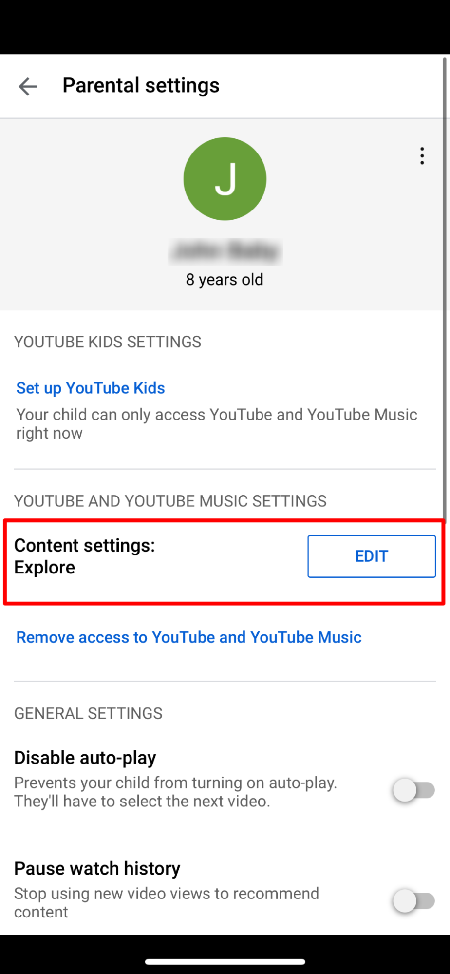 כיצד לשים בקרת הורים ב-YouTube 55