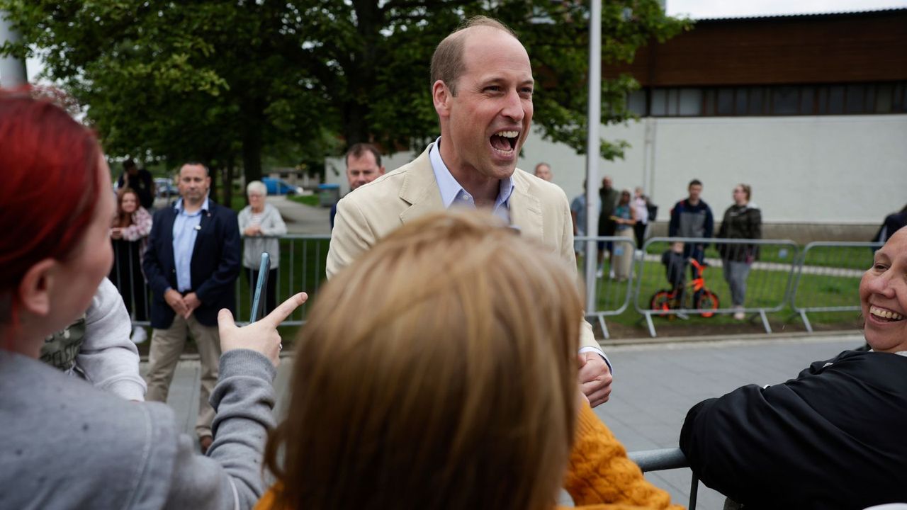 Prince William&#039;s sense of humor shines through as he laughs at funny story about Prince Philip