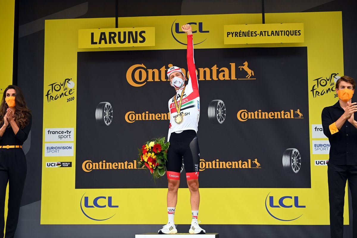 Tour de France 2020 - 107th Edition - 9th stage Pau - Laruns 153 km - 05/09/2020 - Tadej Pogacar (SLO - UAE - Team Emirates) - photo POOL/BettiniPhoto&Acirc;&copy;2020