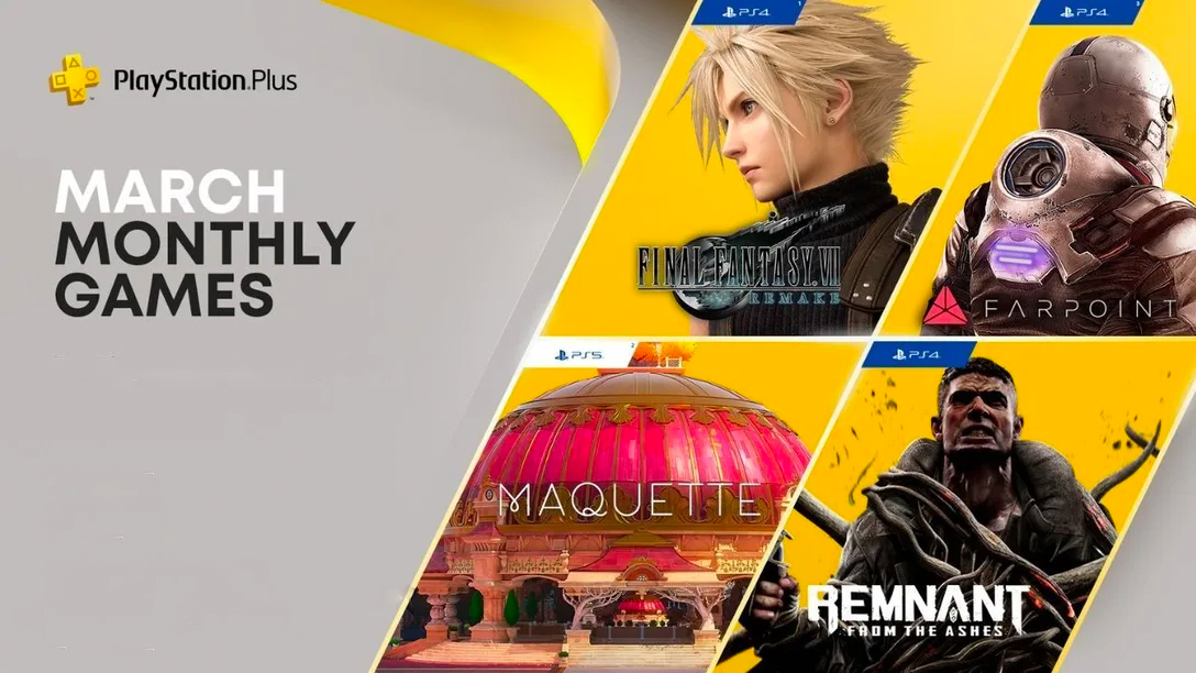 PS Plus March 2021 Final Fantasy VII Remake and more free games this
