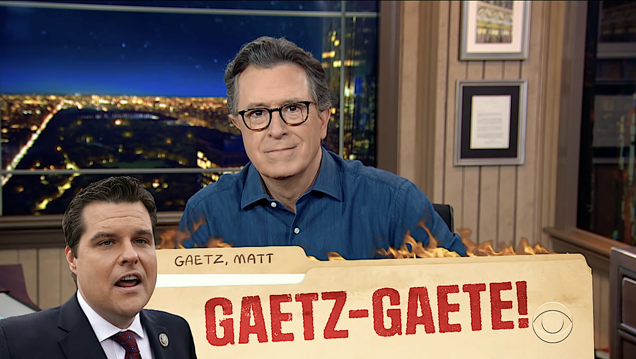 Stephen Colbert on Matt Gaetz