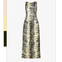 This Ganni tiger print dress in yellow and black is one of the best summer dresses for 2021