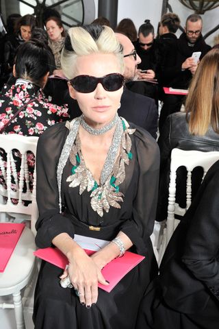Daphne Guinness Front Row At Schiaparelli Couture