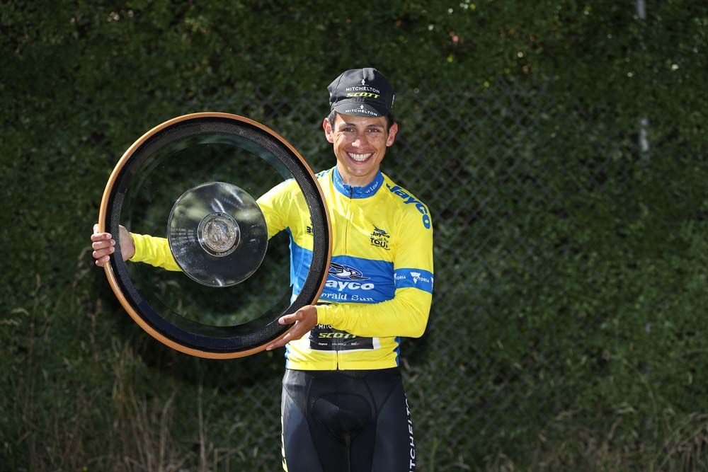 Esteban Chaves (Mitchelton-Scott) after winning the 2018 Herald Sun Tour