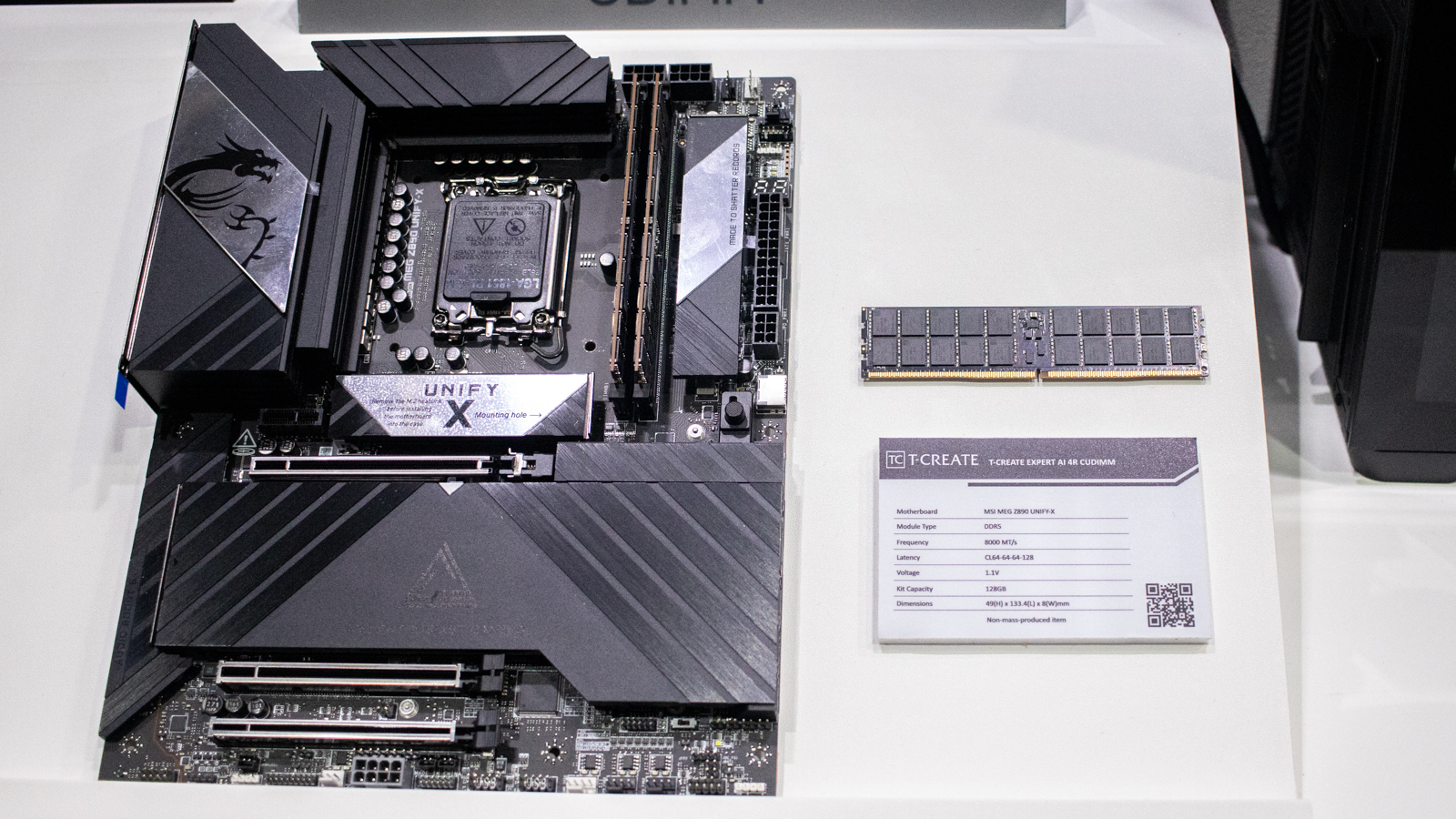 128GB 4-rank CUDIMMs from TeamGroup