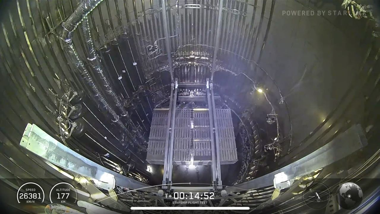 payload bay in a rocket
