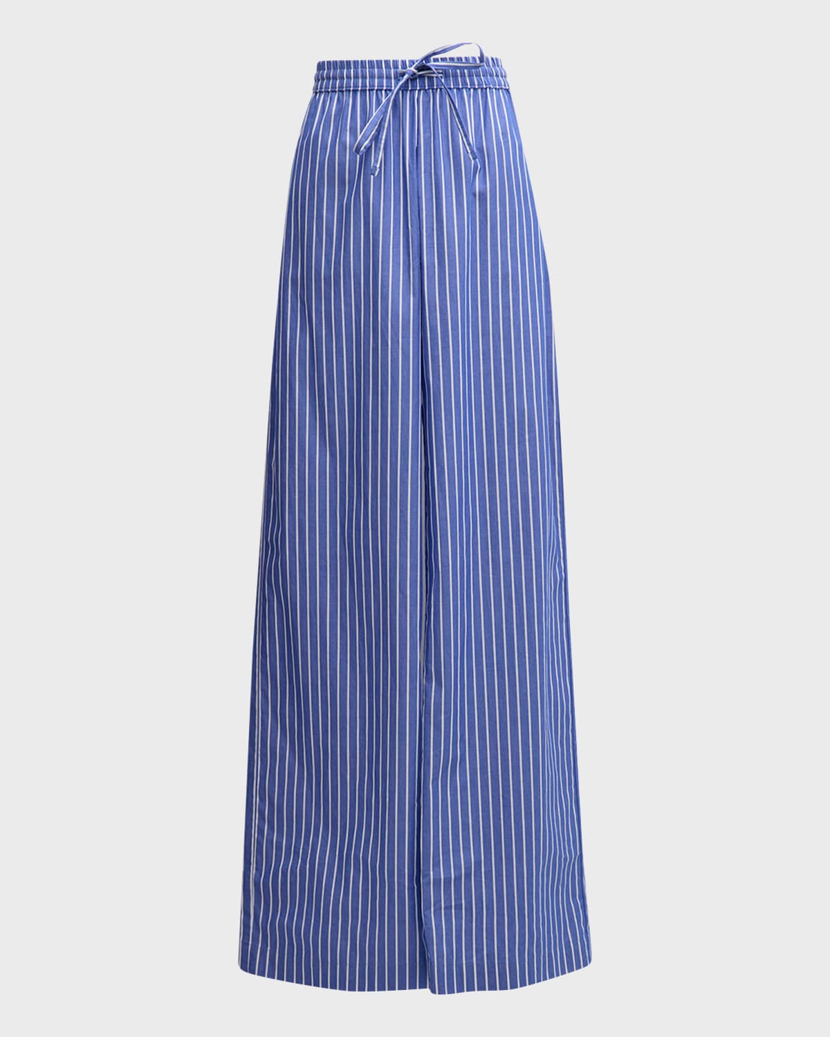 Striped Poplin Resort Pants