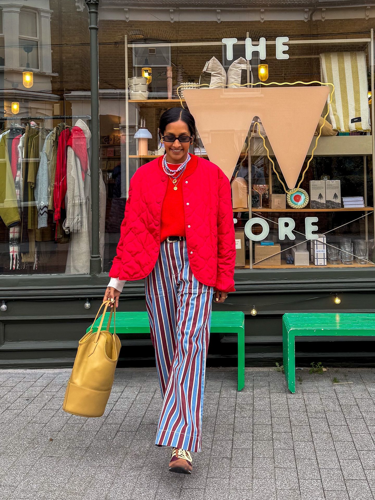 Colourful autumn outfits