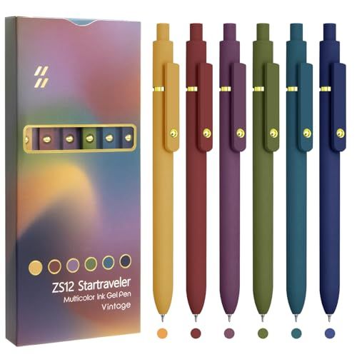 Colorful Pens, 6 pack 