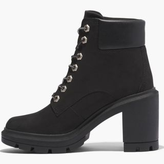 Timberland lace up boots with heel