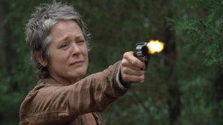 Carol in The Walking Dead.