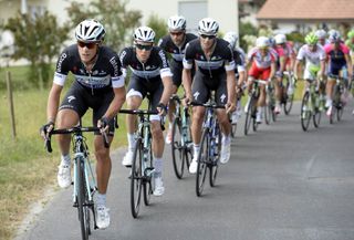 Omega chases on stage five of the 2014 Tour de Suisse