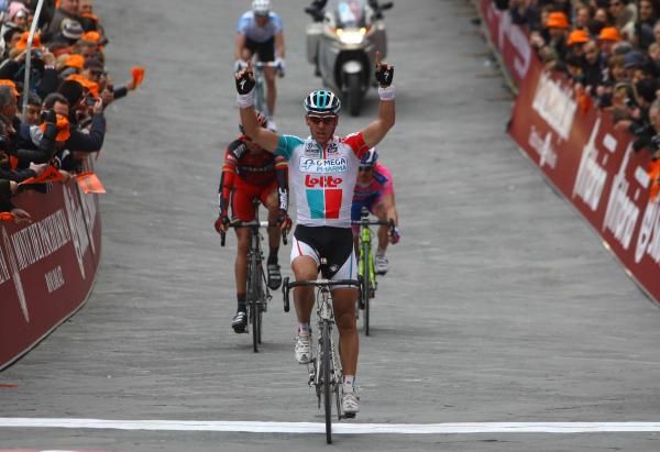 Philippe Gilbert (Omega Pharma-Lotto) was an emphatic winner.