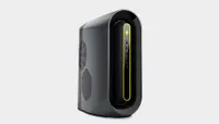 Alienware Aurora R10 gaming PC pictured front-on