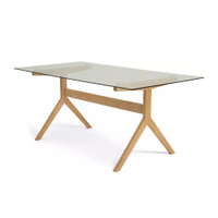 Habitat Zela Glass 6 Seater Dining Table | was £250 now £166 at ArgosFURN20