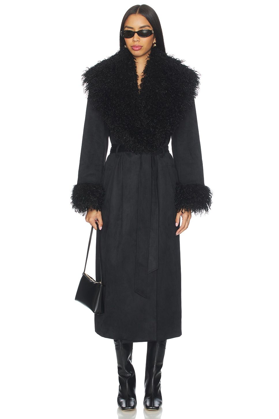 Lena Faux Suede Coat