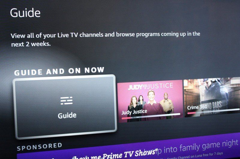 How to use Amazon Fire TV's Live tab menu Android Central