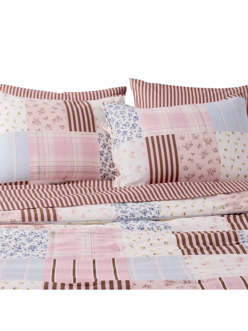 Percale Patchwork Comforter Set 
