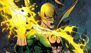 Iron Fist using power in the comic books