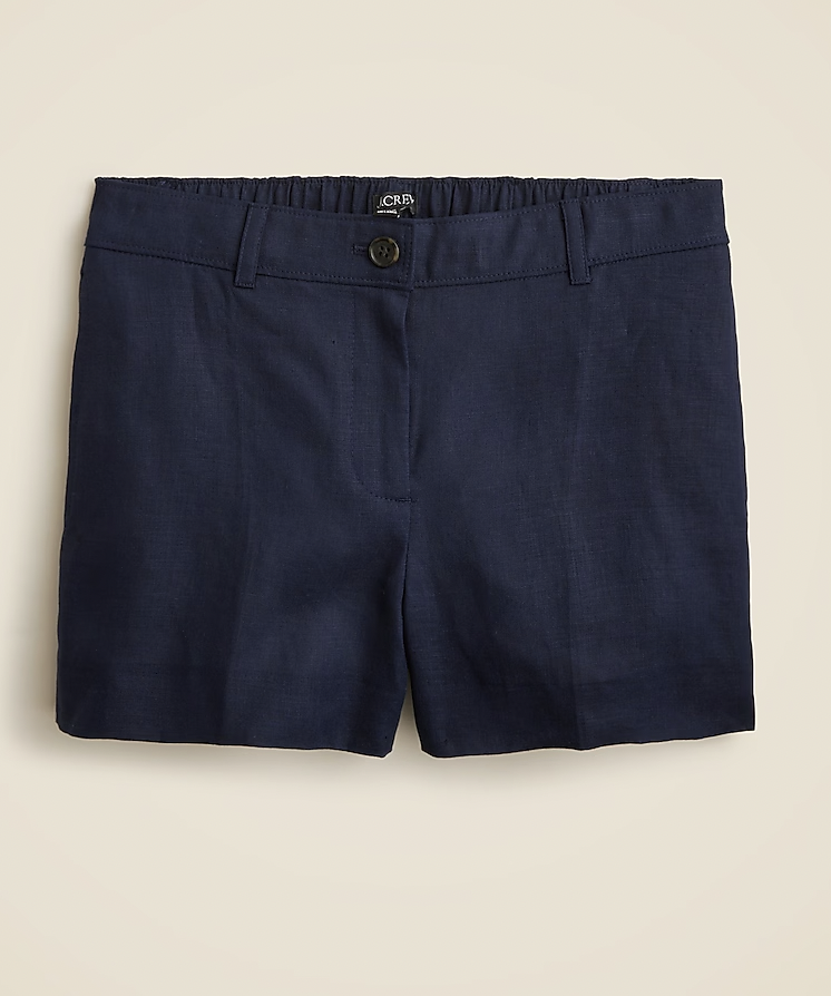 J.Crew, 3" Harbor Short in Striped Linen