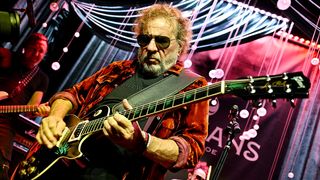 Sammy Hagar performs at the grand opening of Caspian's Cocktails and Caviar at Caesars Palace on January 10, 2025 in Las Vegas, Nevada