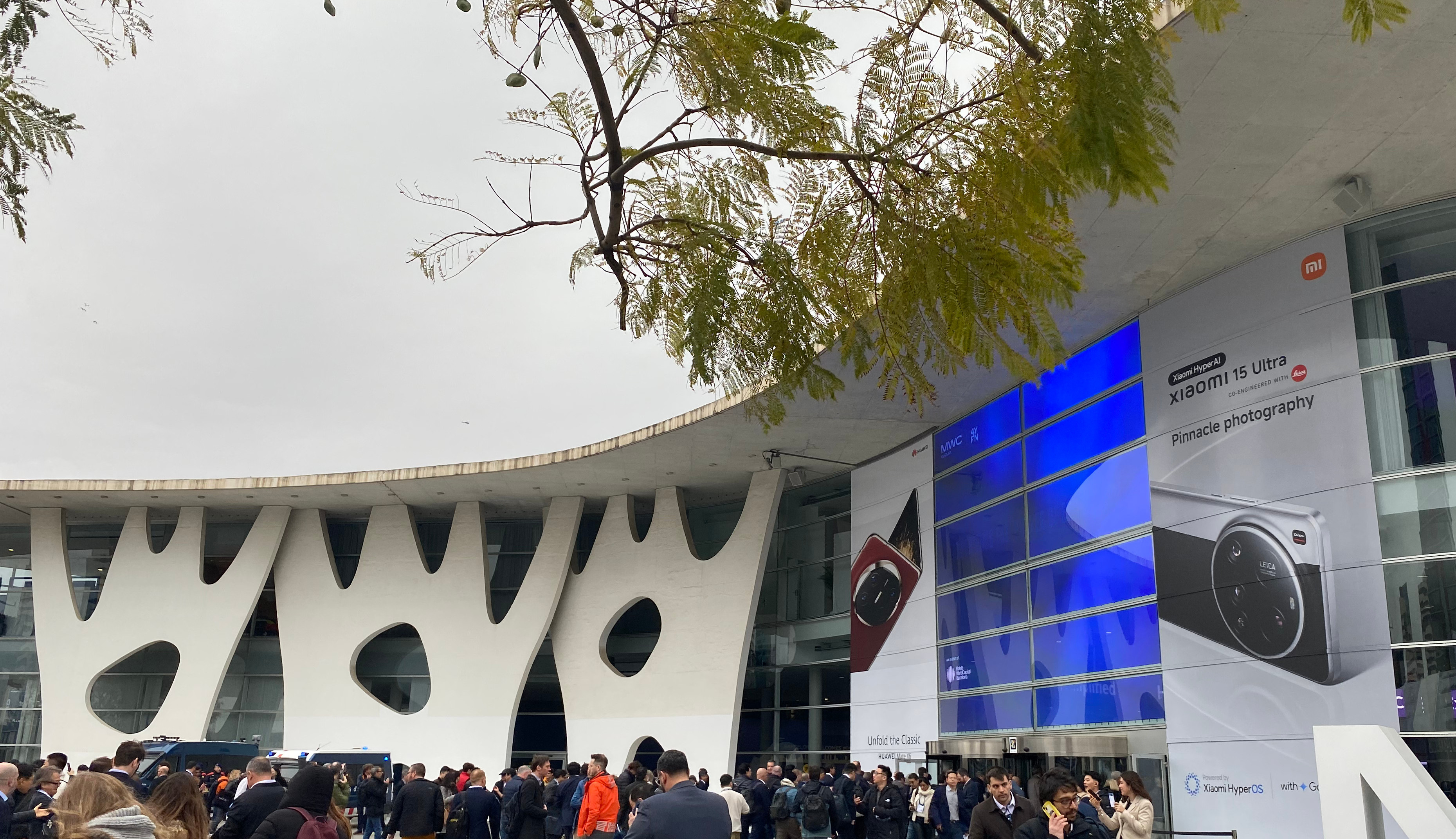 MWC 2025 entrance.