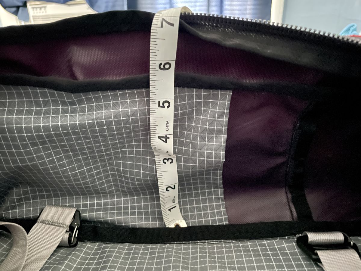 Tom Bihn Techonaut 30 Aubergine Main Compartment Depth