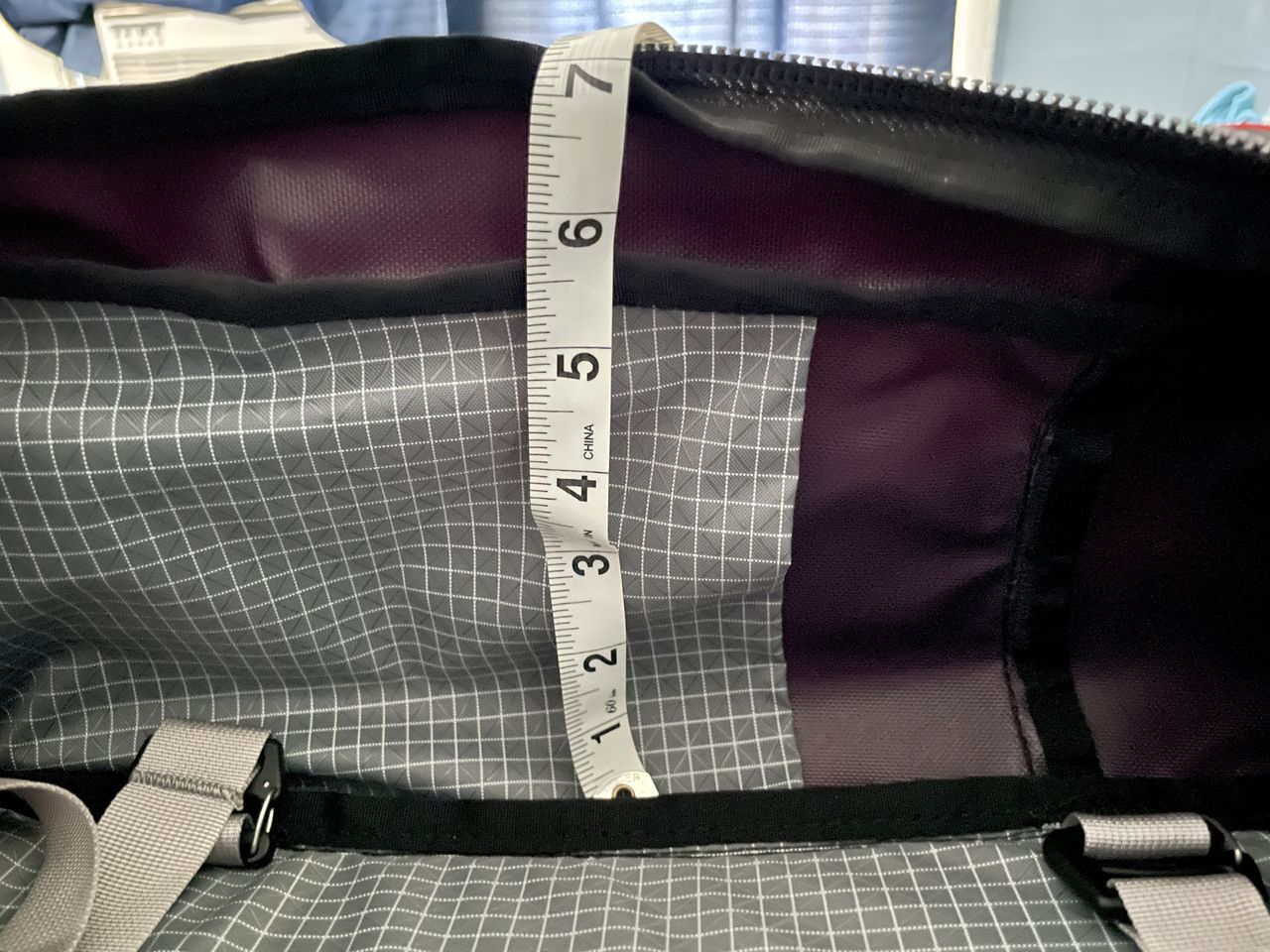 Tom Bihn Techonaut 30 Aubergine Main Compartment Depth